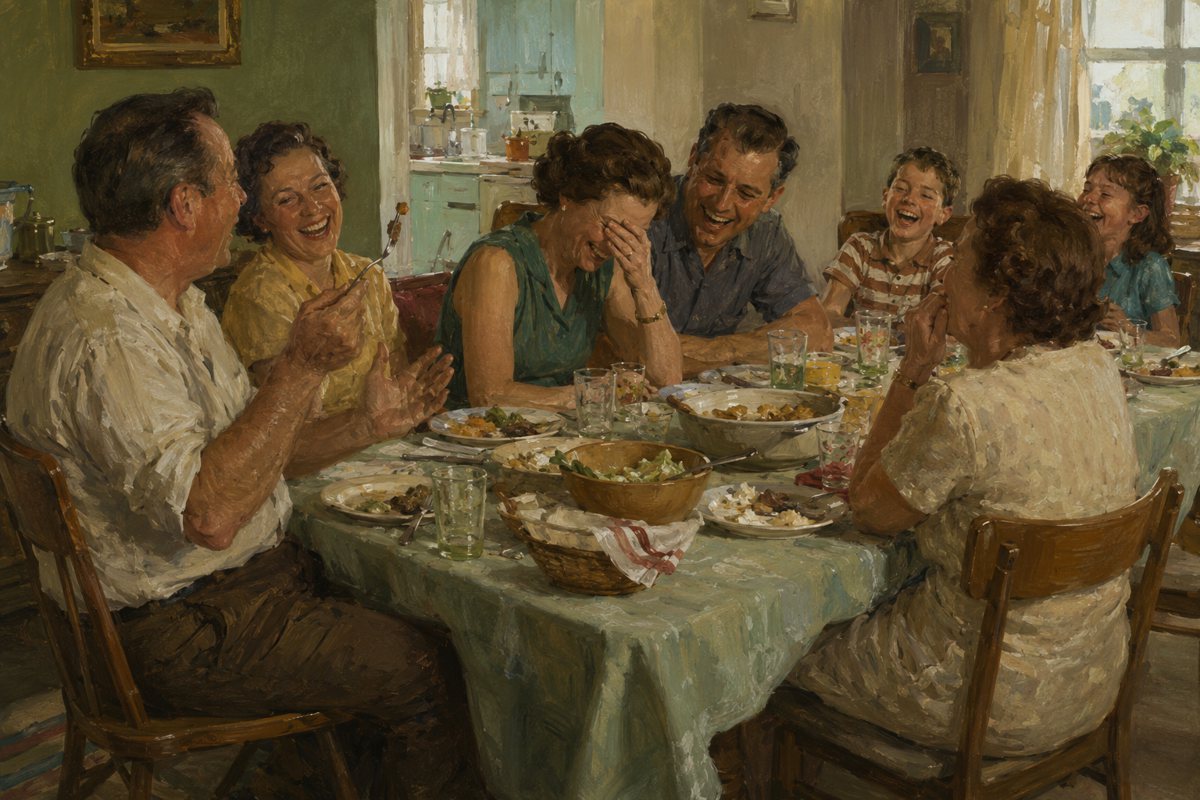 Painted plate for the page The Story They Always Tell About You